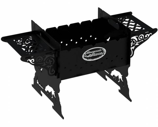 Мангал разборный "Охотник", сталь AISI304, 3мм