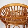 Кресло-качалка Vienna/Виенна (разборная)/без подушки / натуральный ротанг, 58х133х102см, коньячный коричневый ротанг top quality