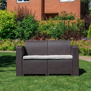 2-х местный диван LANA LUX коричневый 2-х местный диван LANA LUX коричневый