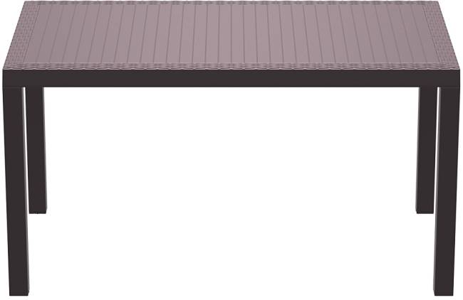 Стол пластиковый Orlando 140 коричневый 1400х800х750 мм