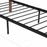 Кровать AT-915 дерево гевея/металл, 90*200 см (Single bed), красный дуб/черный дуб темный дерево гевея/металл Кровать AT-915 дерево гевея/металл, 90*200 см (Single bed), красный дуб/черный дуб темный дерево гевея/металл