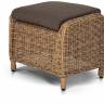 Оттоманка пуф из искусственного ротанга "BAVARIA", бежево-коричневый Оттоманка пуф из искусственного ротанга "BAVARIA", бежево-коричневый