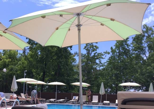 Зонт пляжный профессиональный 1.8х1.8 м Mondrian 1800х1800 мм