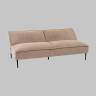 Диван прямой Кассель велюр рельефный бежевый