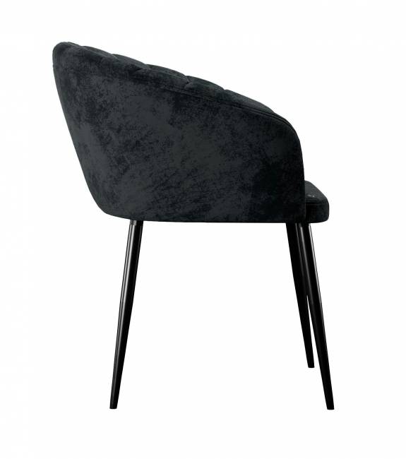 Стул DikLine 442 поворотный, M18 черный, ножки черные