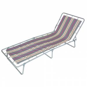 Кровать раскладная Стефания жесткая, разноцветный, полоска 