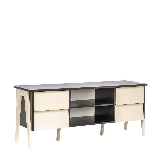 ТВ-тумба Leset "Сканди" Венге, компаньон Дуб шампань Дуб шампань