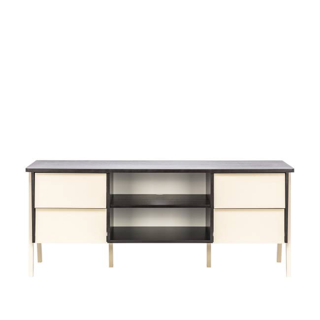 ТВ-тумба Leset "Сканди" Венге, компаньон Дуб шампань Дуб шампань