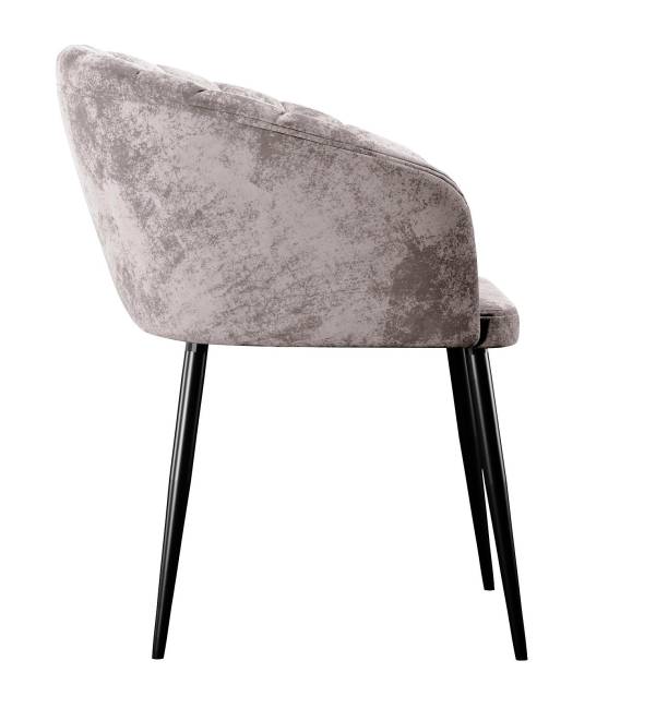 Стул DikLine 442 поворотный, M02 бежевый, ножки черные Стул DikLine 442 поворотный, M02 бежевый, ножки черные