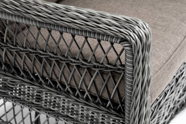 "Гранд Латте" кресло из искусственного ротанга, цвет графит "Гранд Латте" кресло из искусственного ротанга, цвет графит