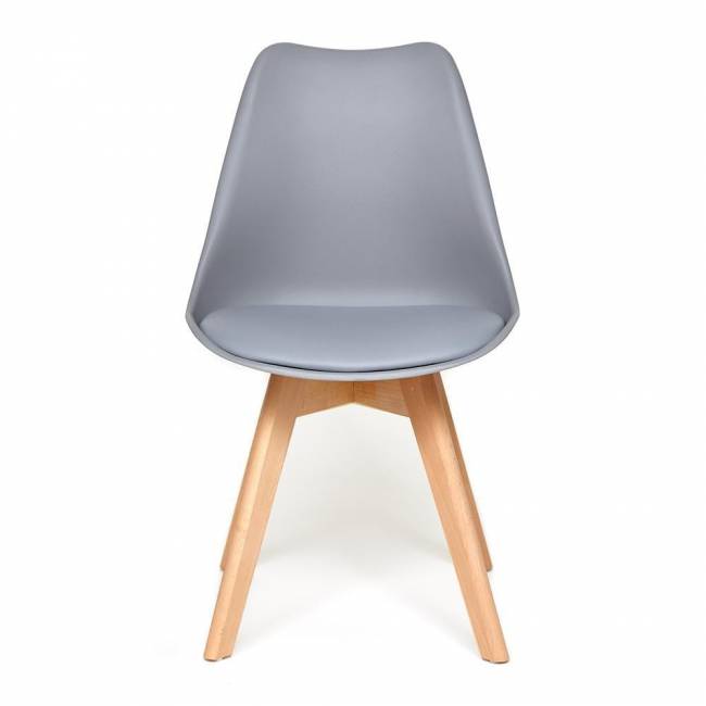 Стул TULIP (mod. 73) дерево/пластик/ПУ, 48.5*52.5*83cм, серый (Комплект из 4 шт.) серый дерево/пластик/ПУ Стул TULIP (mod. 73) дерево/пластик/ПУ, 48.5*52.5*83cм, серый (Комплект из 4 шт.) серый дерево/пластик/ПУ