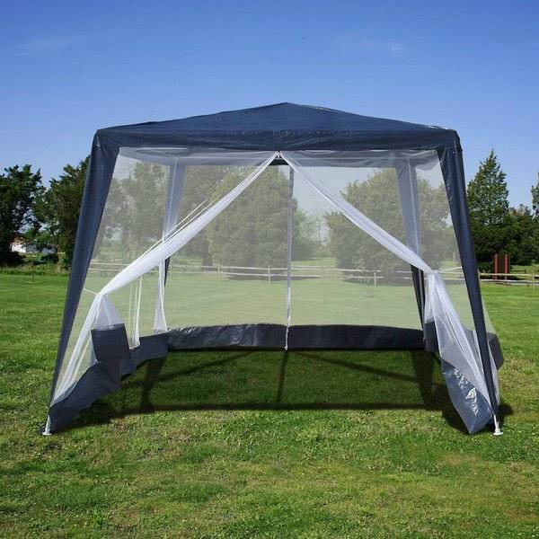 Шатер-тент с москитной сеткой 3x3x2.4м для дачи