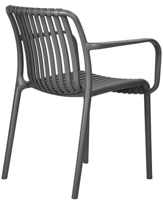 Стул обеденный DOBRIN WALTER ARM, темно-серый (GR-04)