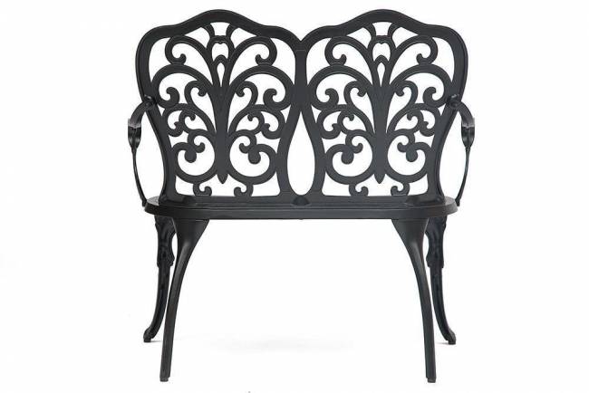 Скамья Secret de Maison Симфония/Symphonie сплав металла/алюминий, 95х56х92см, черный черный сплав металла/алюминий