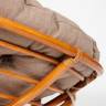 Кресло PAPASAN/ПАПАСАН 23/01 W /с подушкой/ 115х101х104см, коньячный, экошерсть коричневый, 1811-5 Cognac (коньяк)