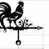 Флюгер "Петух" большой