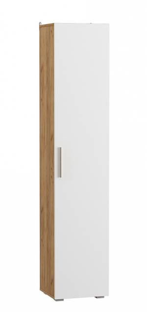 Пенал Альба цвет дуб крафт золотой/белый премиум Пенал Альба цвет дуб крафт золотой/белый премиум